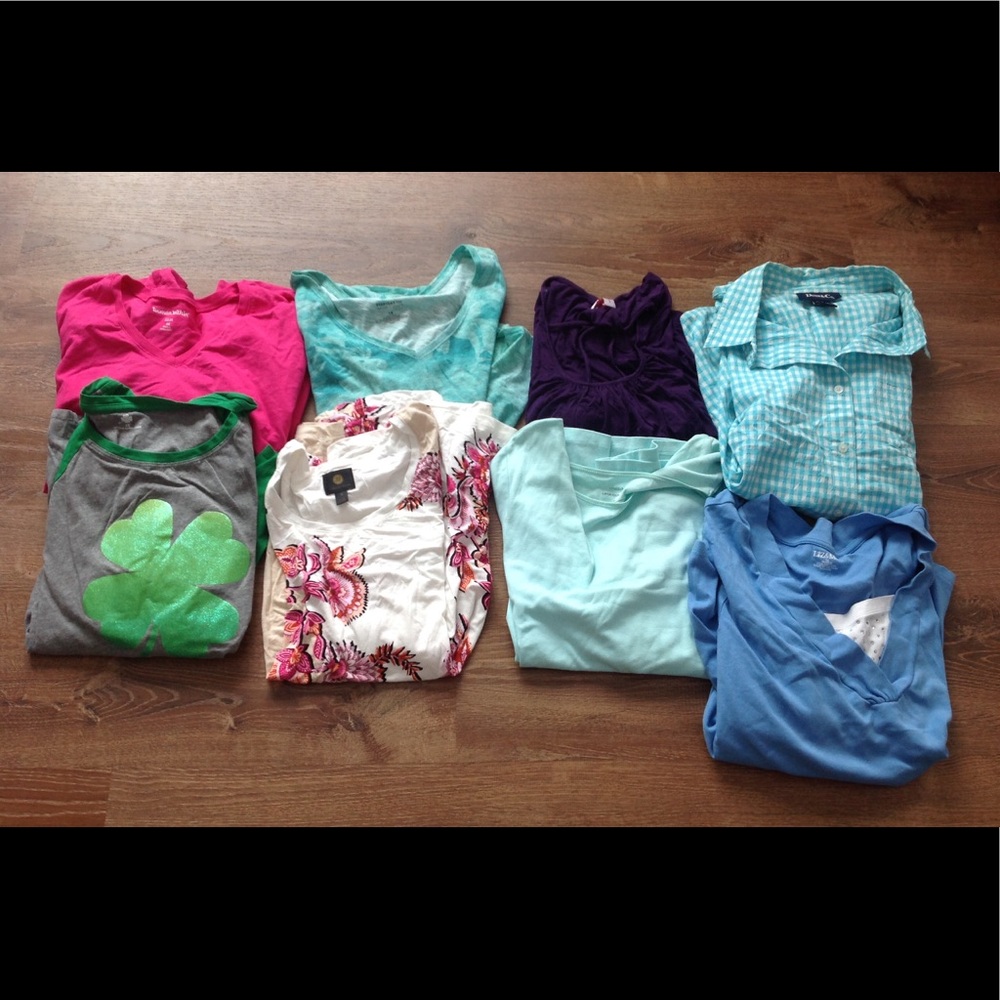 Lot of 8 shirts all size 1X (lot #2)